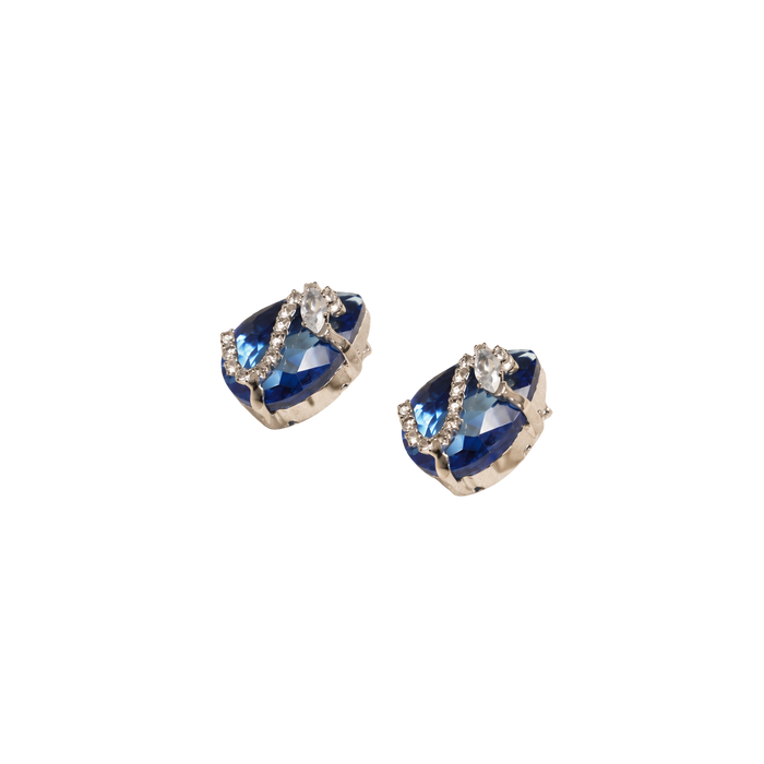 Sapphire Royale Crystal Stud Earrings