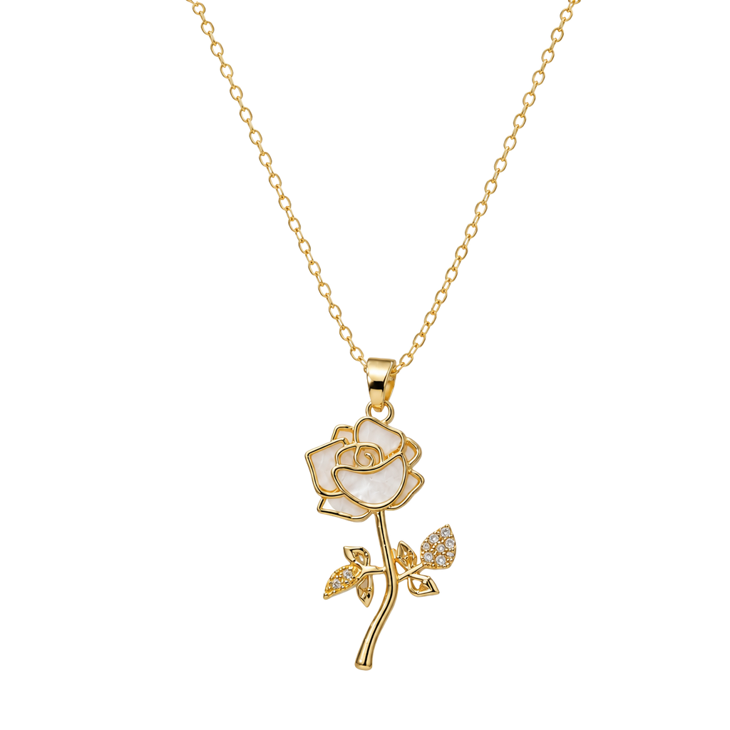 Ivory Rose Necklace