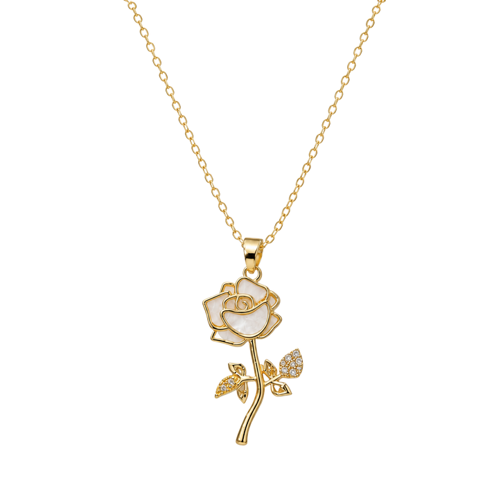 Ivory Rose Necklace