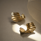 Golden Tide Stud Earrings