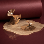 Aurora Fan Statement Earrings