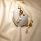 Pearl Bloom Drop Earrings