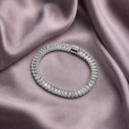Celeste Tennis Bracelet with Magnetic Lock