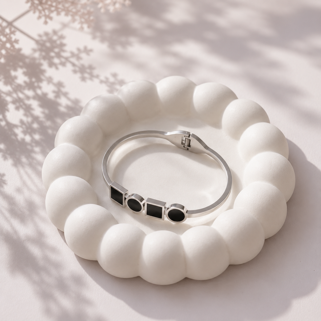 Noir Cubist Bracelet