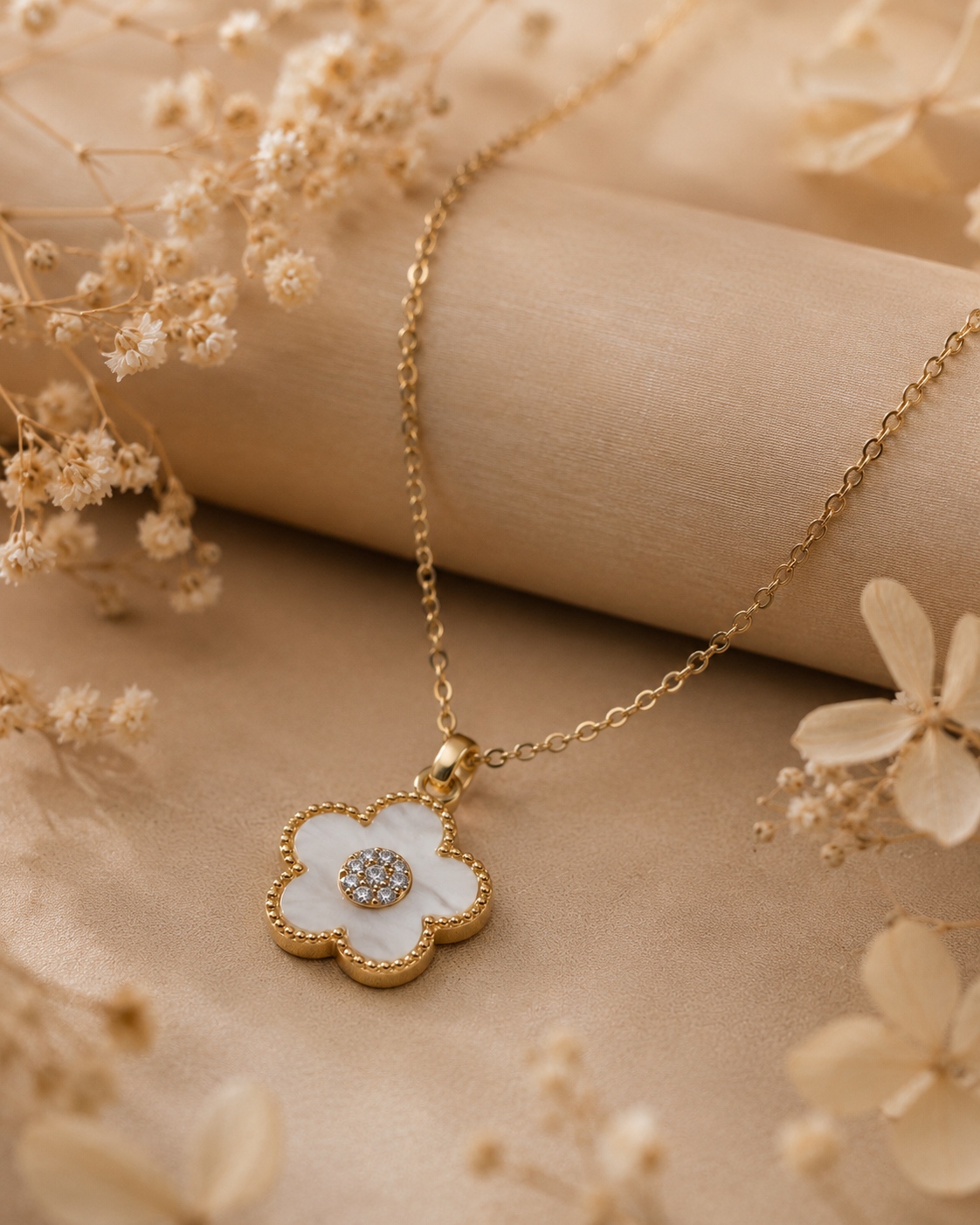 Pearl Blossom Necklace