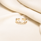 Ivory Link Adjustable Ring