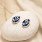 Sapphire Royale Crystal Stud Earrings