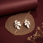 Ivory Blossom Statement Earrings