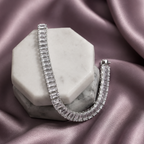 Celeste Tennis Bracelet with Magnetic Lock