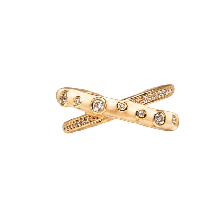 Ivory Halo Adjustable Ring