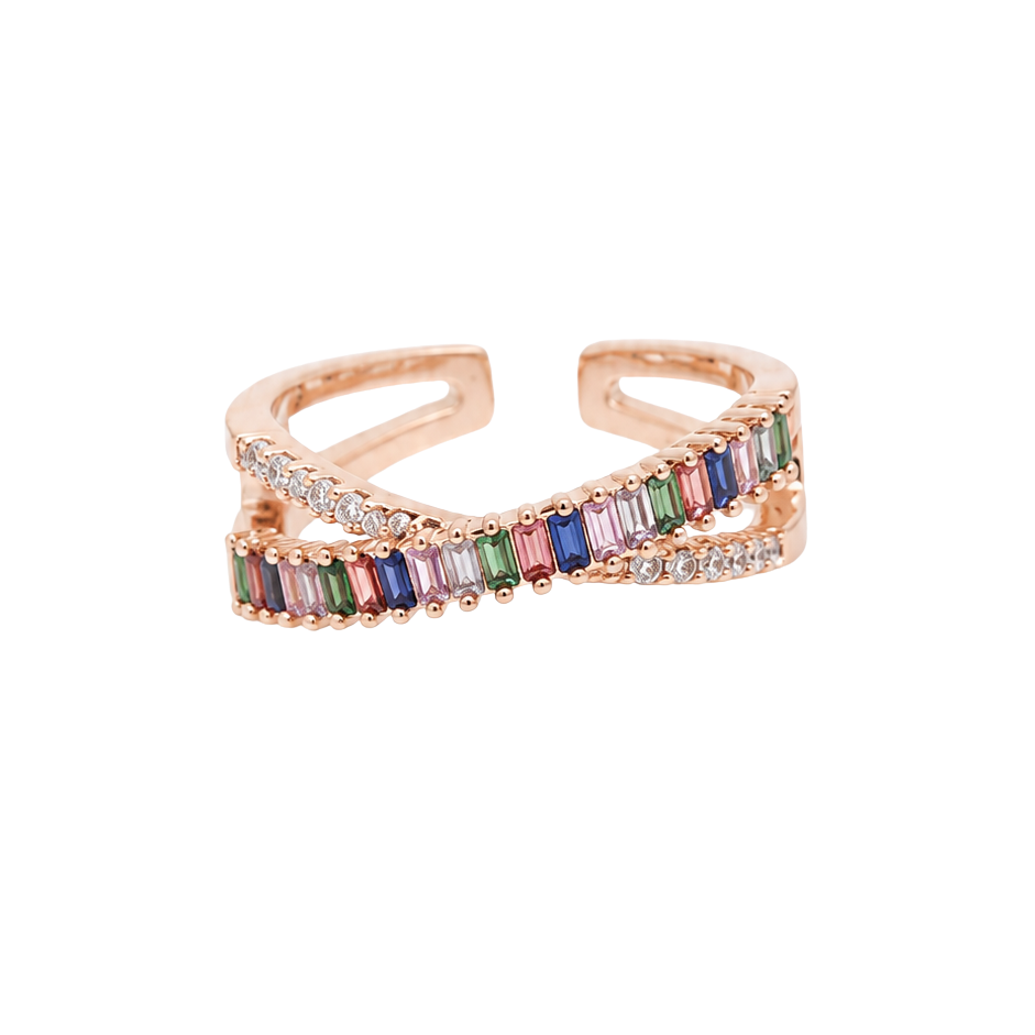 Rainbow Reverie Adjustable Ring