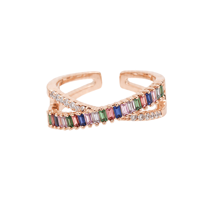 Rainbow Reverie Adjustable Ring