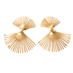 Aurora Fan Statement Earrings
