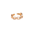 Ivory Link Adjustable Ring