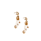 Pearl Bloom Drop Earrings